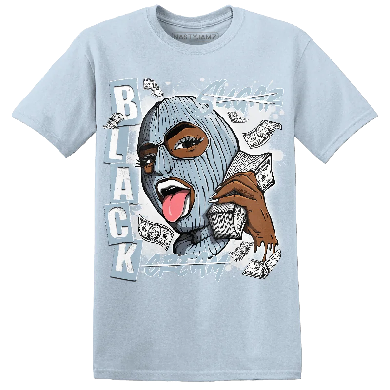 NastyJamz Blue Grey 13s T Shirt Match No Sugar No Cream