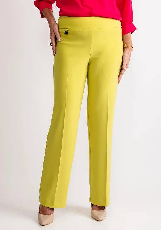 Joseph Ribkoff Wide Leg Trousers, Wasabi Green