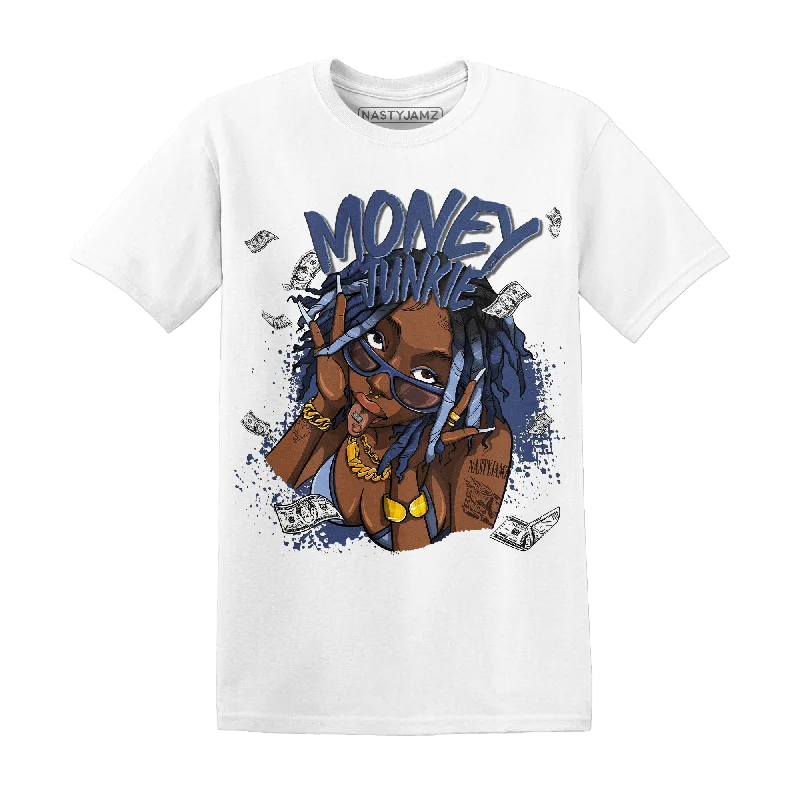 NastyJamz Midnight Navy 5s T Shirt Match Money Junkie