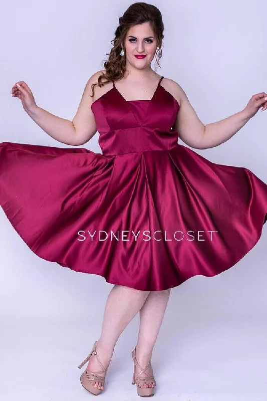 Sydneys Closet Prom Short Plus Size Homecoming Dress