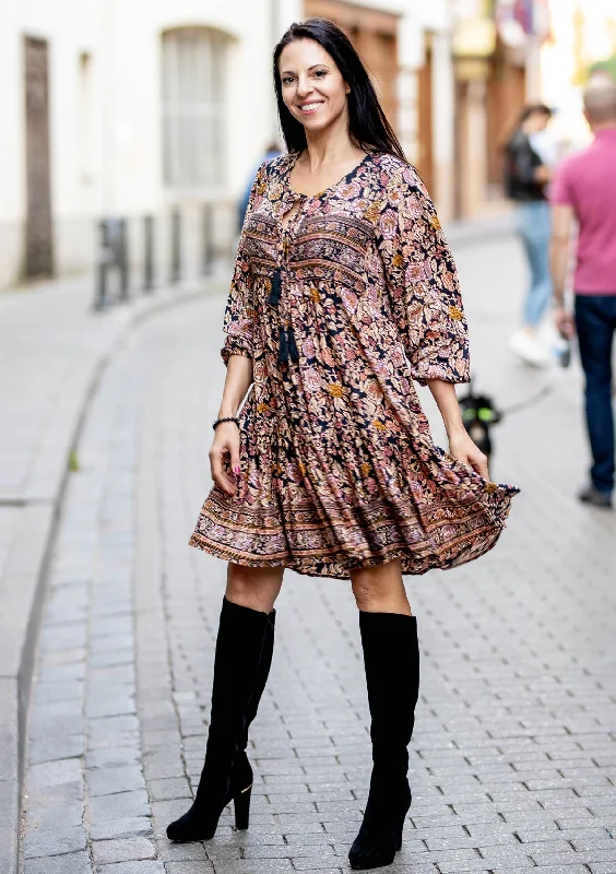 Nelly Gold Amber Mini Dress