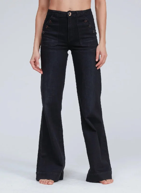 Brick House Wide Leg Jean In Rock